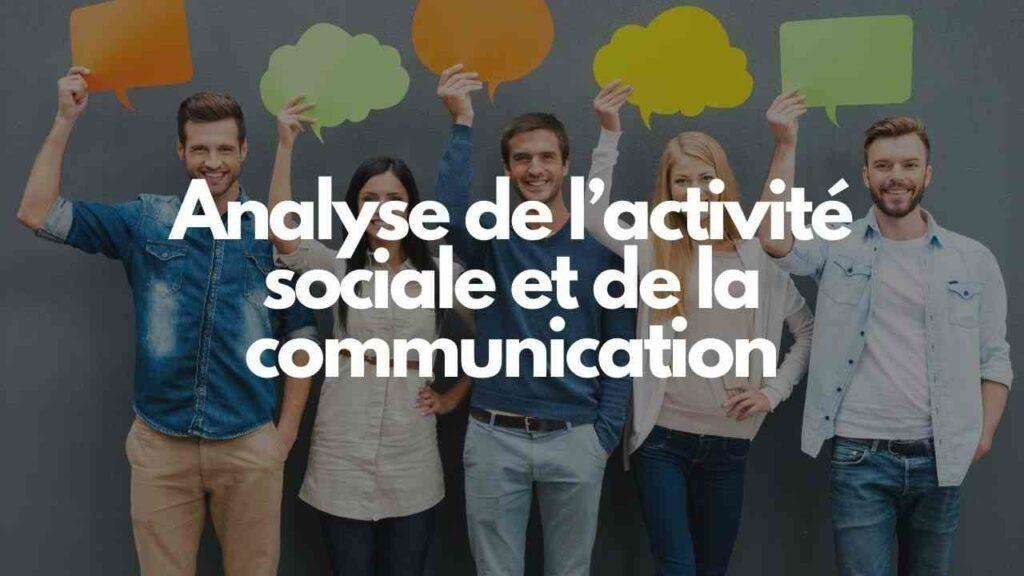 Analyse de lactivite sociale et de la communication