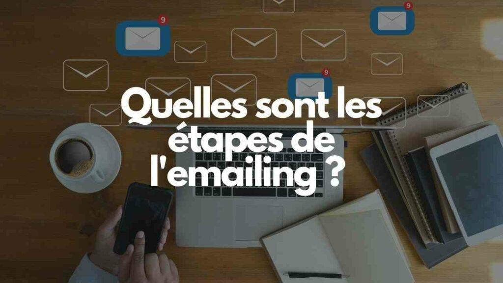 Quelles sont les etapes de lemailing